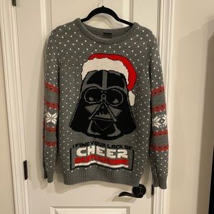 Darth Vader Christmas Sweater - size large